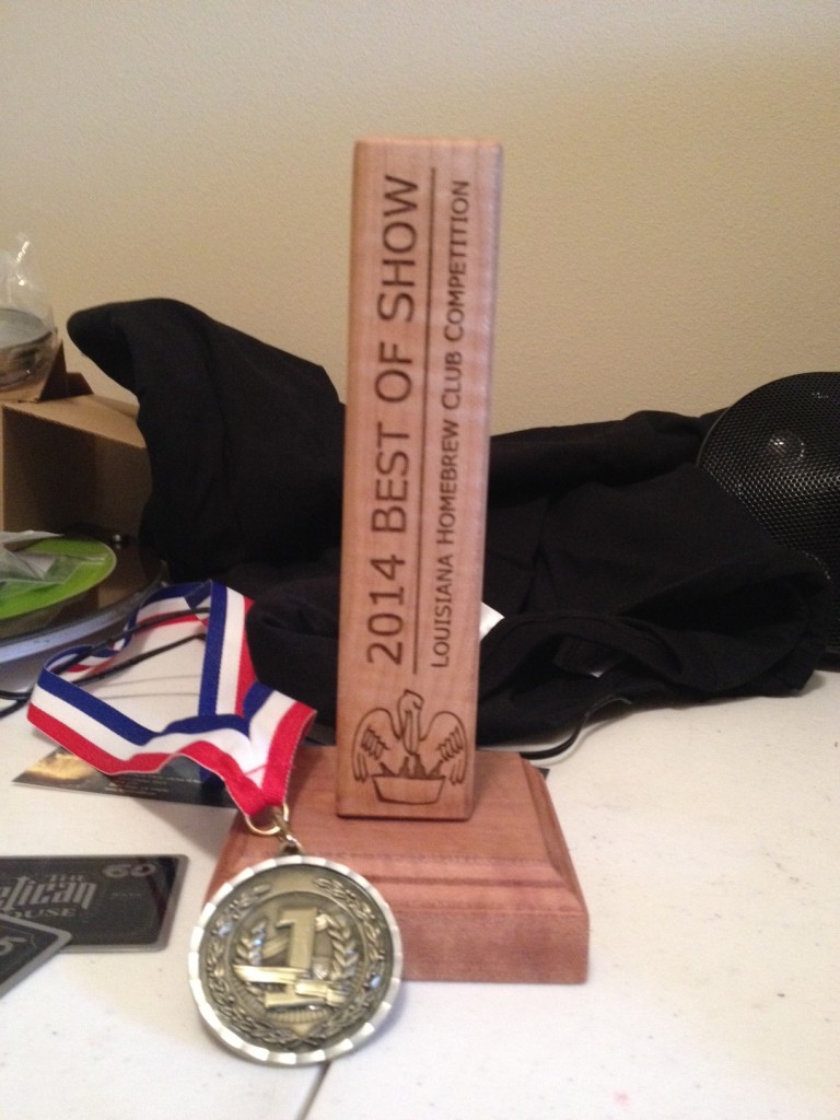 LouisianaHomebrewClubCompetitionBestOfShowTrophy